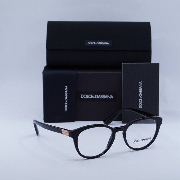 Final Price! Dolce & Gabbana DG3268 501 Balck Eyeglasses 50mm